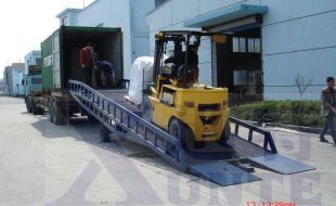 用了這個，可以讓您365天出貨不停歇-移動式液壓登車橋